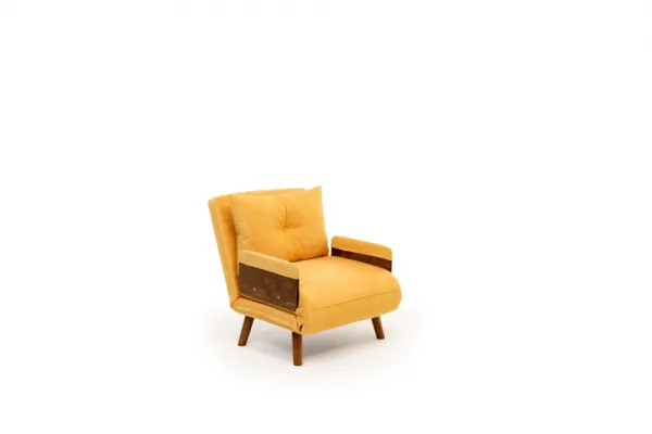 Rozkladacie kreslo Cosmo Single - Mustard