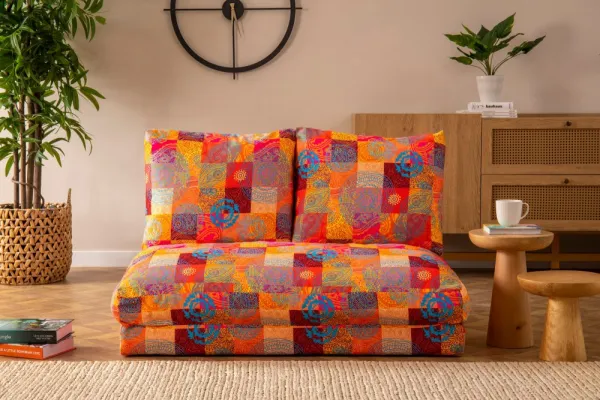Dvojmiestna rozkladacia pohovka Taida - Patchwork