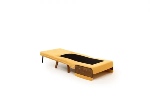 Rozkladacie kreslo Cosmo Single - Mustard