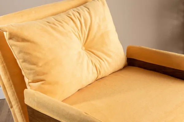 Rozkladacie kreslo Cosmo Single - Mustard