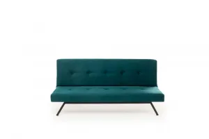 Trojmiestna rozkladacia pohovka Zola - Petrol Green