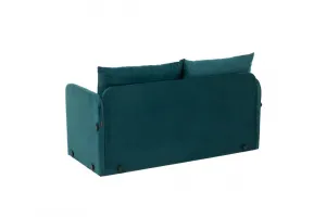 Dvojmiestna rozkladacia pohovka Saga 2-Seater - Petrol Green