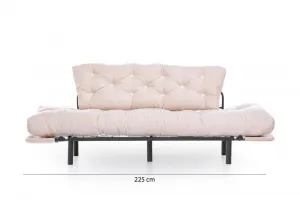 Trojmiestna rozkladacia pohovka Nitta Triple - Cream
