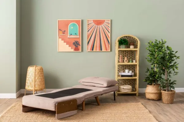 Rozkladacie kreslo Cosmo Single - Bohemian Mink