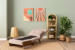 Rozkladacie kreslo Cosmo Single - Bohemian Mink
