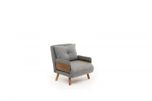 Rozkladacie kreslo Cosmo Single - Light Grey