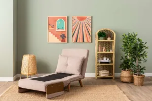 Rozkladacie kreslo Cosmo Single - Bohemian Mink