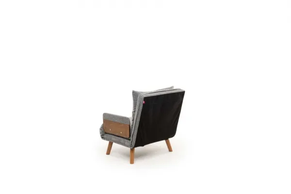 Rozkladacie kreslo Cosmo Single - Light Grey