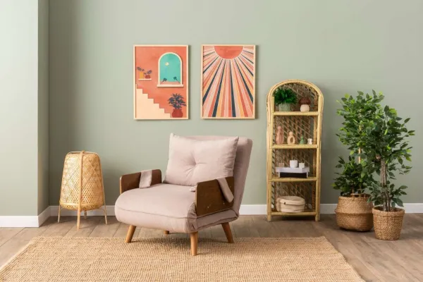 Rozkladacie kreslo Cosmo Single - Bohemian Mink