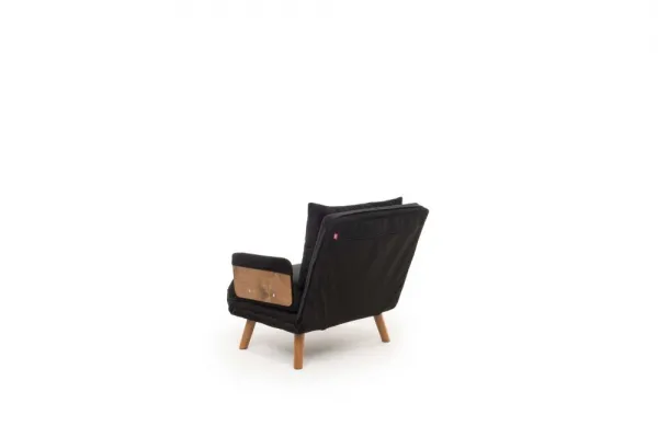 Rozkladacie kreslo Cosmo Single - Black