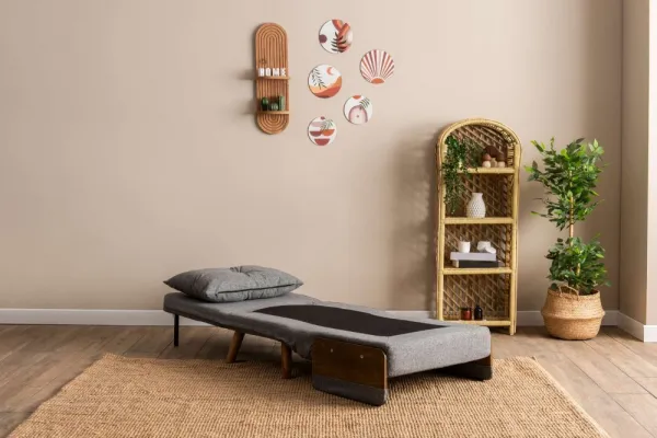 Rozkladacie kreslo Cosmo Single - Light Grey
