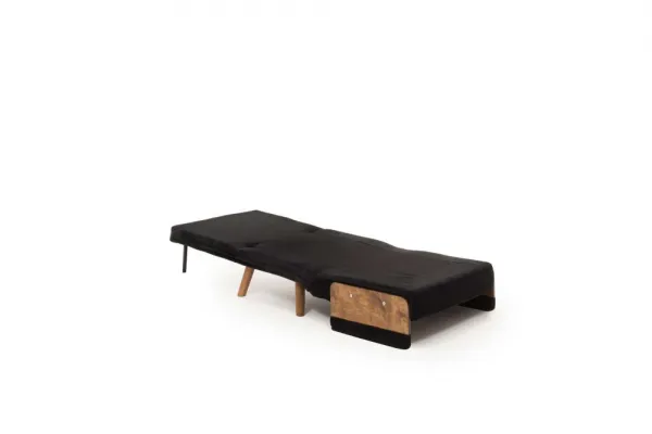 Rozkladacie kreslo Cosmo Single - Black
