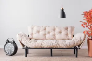Trojmiestna rozkladacia pohovka Nitta Triple - Cream
