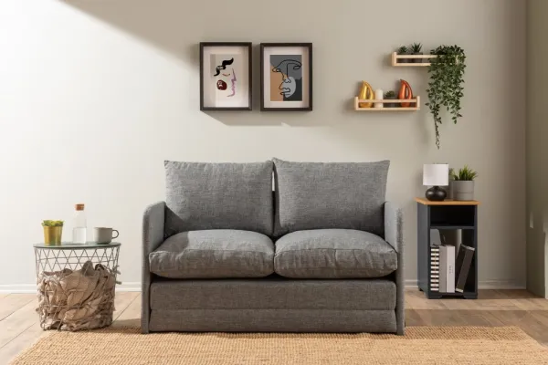 Dvojmiestna rozkladacia pohovka Saga 2-Seater - Light Grey
