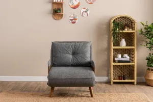 Rozkladacie kreslo Cosmo Single - Light Grey