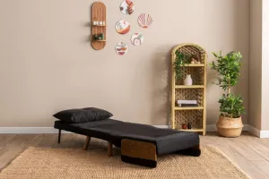 Rozkladacie kreslo Cosmo Single - Black