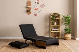Rozkladacie kreslo Cosmo Single - Black