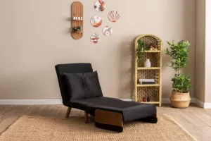 Rozkladacie kreslo Cosmo Single - Black