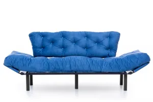 Trojmiestna rozkladacia pohovka Nitta Triple - Blue