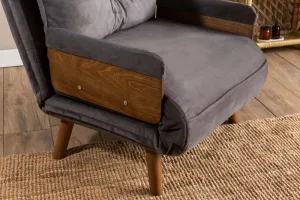 Rozkladacie kreslo Cosmo Single - Grey