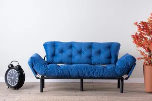 Trojmiestna rozkladacia pohovka Nitta Triple - Blue