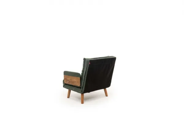 Rozkladacie kreslo Cosmo Single - Green