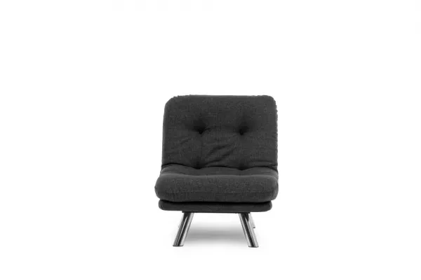 Rozkladacie kreslo Misa Small Solo - Dark Grey