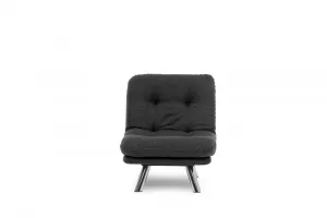 Rozkladacie kreslo Misa Small Solo - Dark Grey