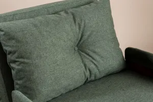 Rozkladacie kreslo Cosmo Single - Green