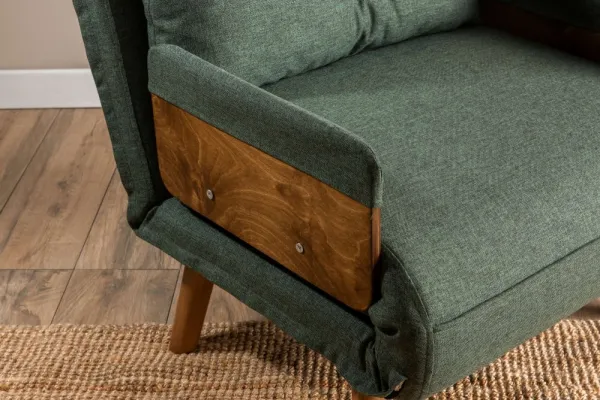 Rozkladacie kreslo Cosmo Single - Green