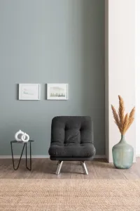 Rozkladacie kreslo Misa Small Solo - Dark Grey