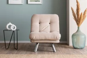 Rozkladacie kreslo Misa Small Solo v2 - Cream