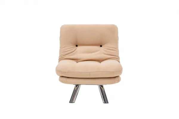Rozkladacie kreslo Misa Small Solo - Cream