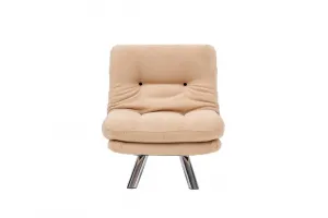 Rozkladacie kreslo Misa Small Solo - Cream
