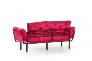 Trojmiestna rozkladacia pohovka Nitta Triple - Maroon