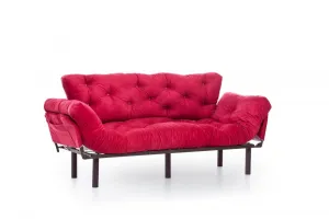 Trojmiestna rozkladacia pohovka Nitta Triple - Maroon