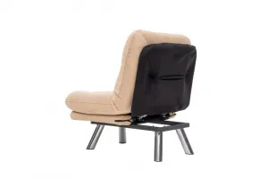 Rozkladacie kreslo Misa Small Solo - Cream