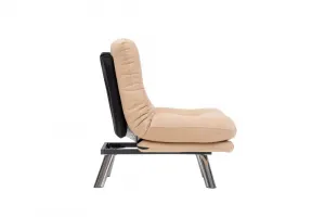 Rozkladacie kreslo Misa Small Solo - Cream