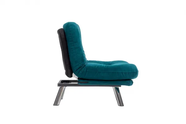 Rozkladacie kreslo Misa Small Solo - Petrol Green
