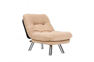 Rozkladacie kreslo Misa Small Solo - Cream