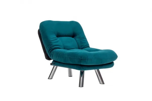 Rozkladacie kreslo Misa Small Solo - Petrol Green