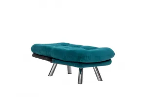 Rozkladacie kreslo Misa Small Solo - Petrol Green