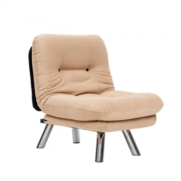 Rozkladacie kreslo Misa Small Solo - Cream