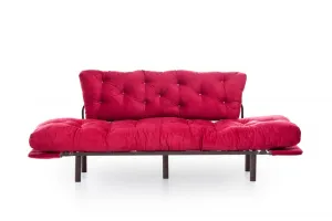 Trojmiestna rozkladacia pohovka Nitta Triple - Maroon