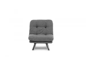 Rozkladacie kreslo Misa Small Solo - Light Grey
