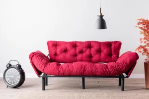 Trojmiestna rozkladacia pohovka Nitta Triple - Maroon
