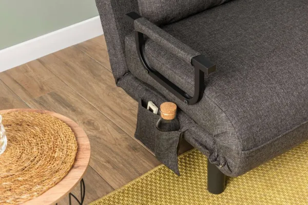 Rozkladacie kreslo Sento Single - Dark Grey