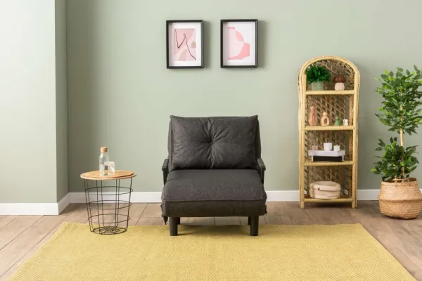 Rozkladacie kreslo Sento Single - Dark Grey