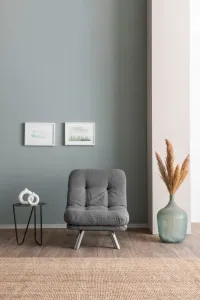 Rozkladacie kreslo Misa Small Solo - Light Grey