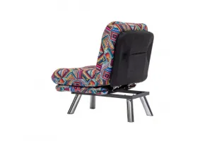 Rozkladacie kreslo Misa Small Solo - Patchwork